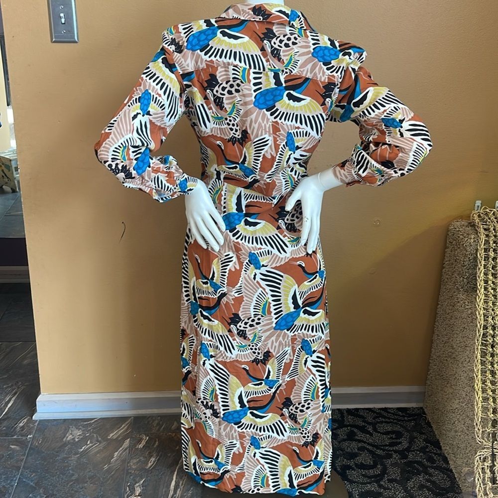 TEREA Women's Raina Draped Crossover Maxi Dress Size Small - Picture 9 of 16